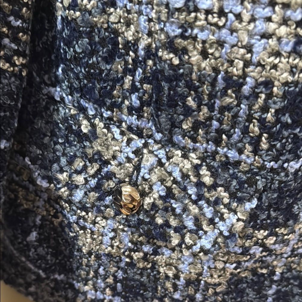 Rabe Tweed Checked Pattern Jacket. - image 5